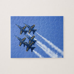 Blue Angels flyby during 2006 Fleet Week Jigsaw Puzzle