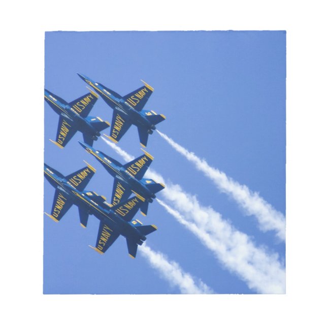 Blue Angels flyby during 2006 Fleet Week Notepad (Front)
