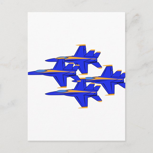Blue Angels Formation Postcard (Front)