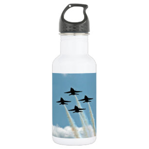 Blue angels in air show 532 ml water bottle
