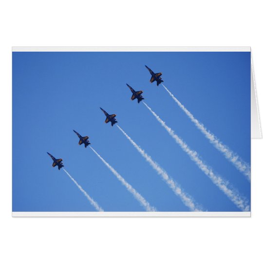 Blue Angels in Flight Card