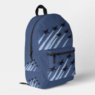 Blue Angels Jet Aeroplanes Flying Boys Backpack