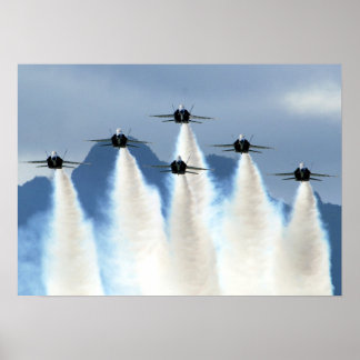 Blue_Angels_on_Delta_Formation Poster