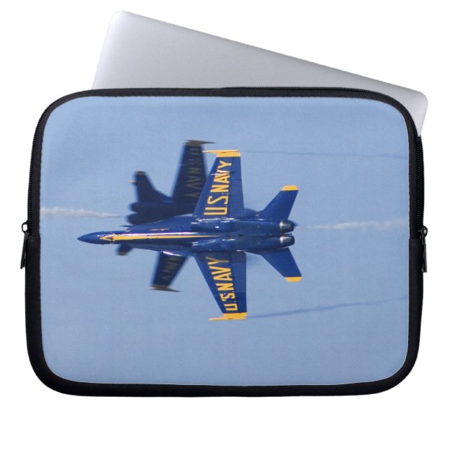 Blue Angels perform knife-edge pass during 2006 Laptop Sleeve (Front)