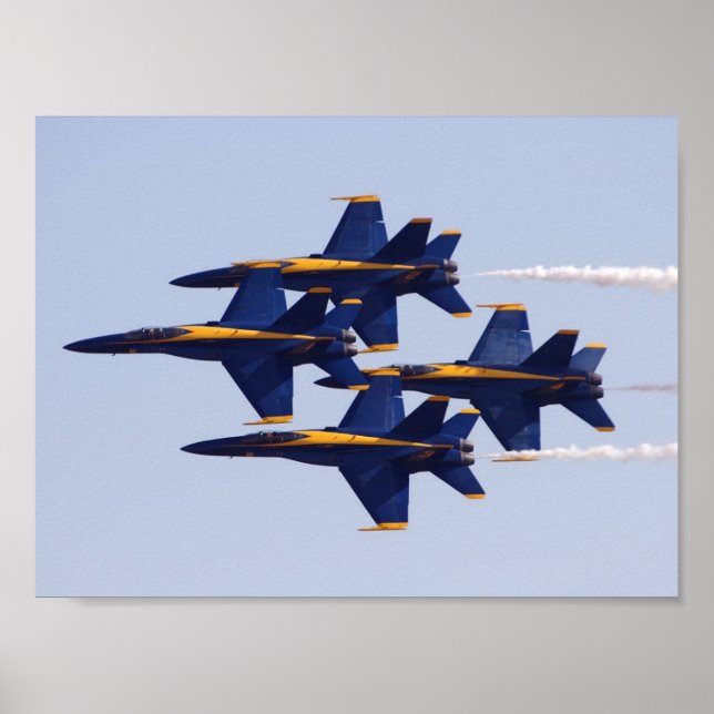 Blue Angels Post Poster (Front)
