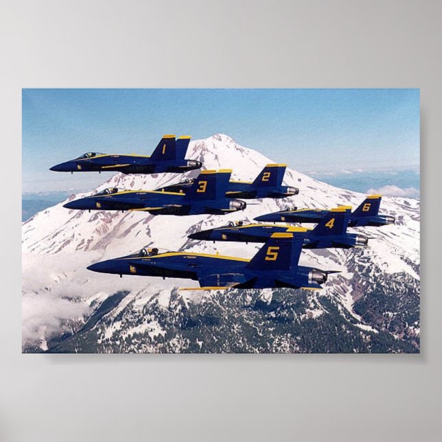 Blue Angels Poster (Front)