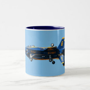 Blue Angels Solo's  - The Fortus Two-Tone Coffee Mug