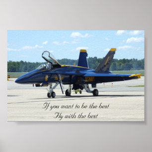 Blue Angles Fly with the best Poster