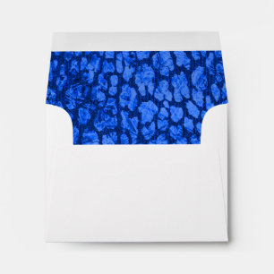 Blue Animal Print RSVP Envelope