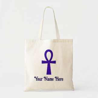 Blue Ankh Totes