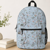 Blue antique floral pattern