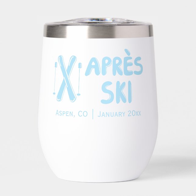 Blue Apres Ski Bachelorette Party (Front)