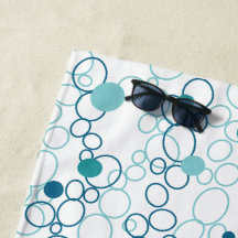 Blue Aqua Circles Dots
