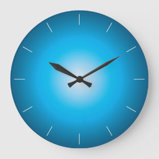 BLUE AQUA | glow design Large Clock