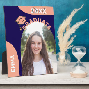 Blue Arch Design 2025 Graduate Photo Announcement Plaque
