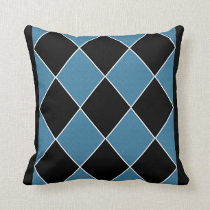 Blue Argyle Cushion