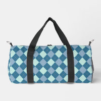 Blue Argyle Vintage Pattern