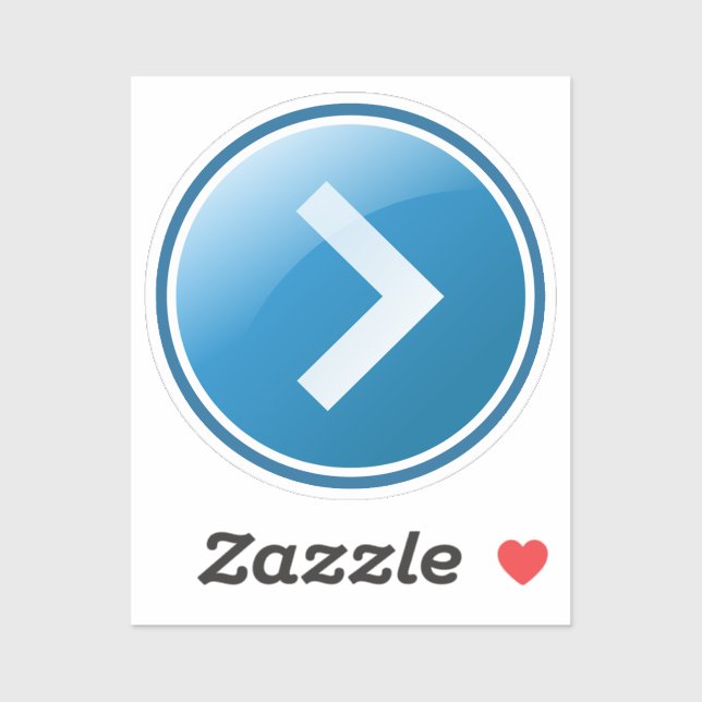 Blue Arrow Button - Right (Sheet)