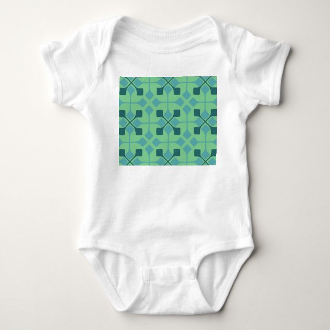 Blue Arrows  Baby Bodysuit (Front)