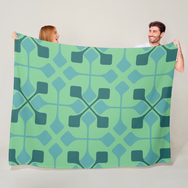 Blue Arrows  Fleece Blanket (In Situ)