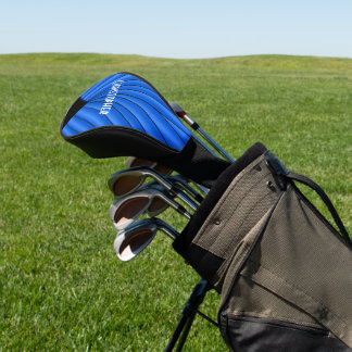 Blue Art Deco Design Golf Head Cover