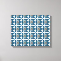 Blue Art Deco Pattern