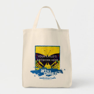 Blue "Art for a Cause" Tote $15.95 Bag