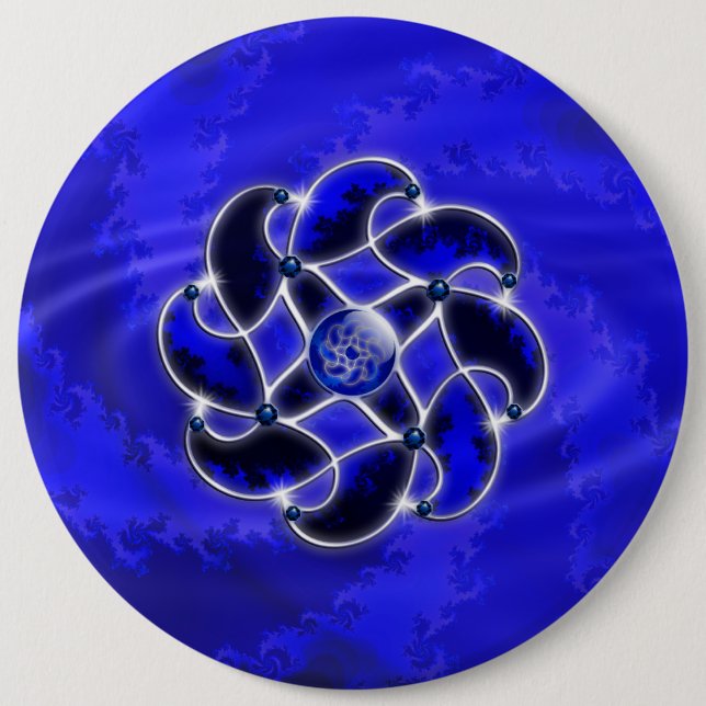 Blue As the Sea Button (Front)
