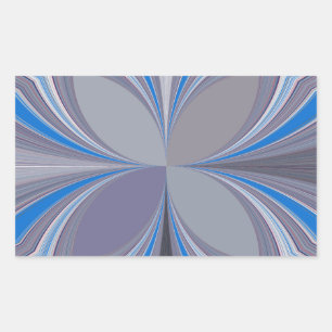Blue Ash Grey Polka Dot Texture Art Print Rectangular Sticker