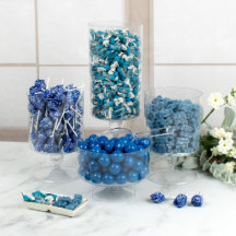 Blue Assorted Candy Mini-Buffet
