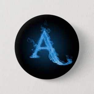 Blue Atheist A 6 Cm Round Badge