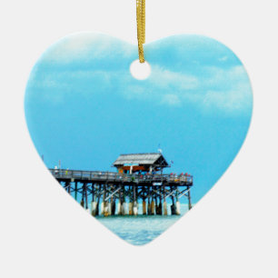 Blue Atlantic Ceramic Tree Decoration