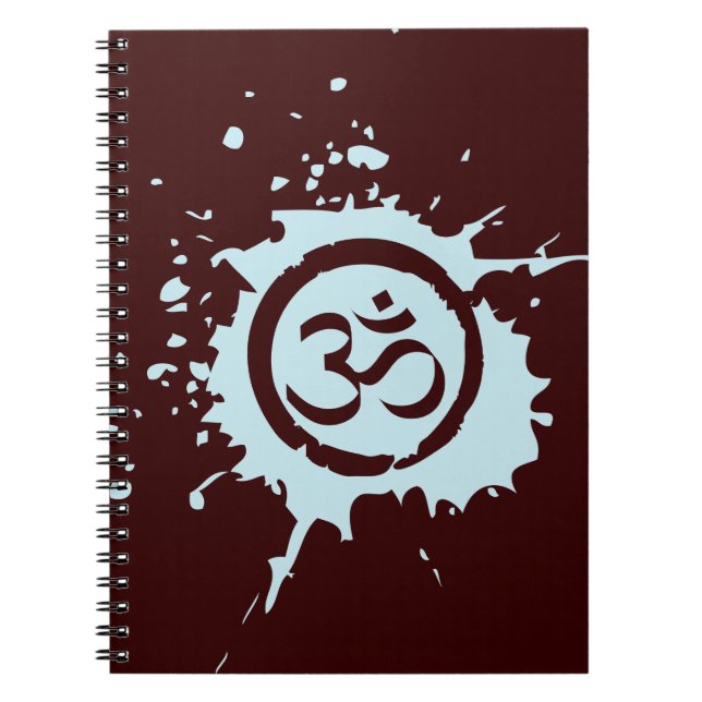 Blue Aum Organic Planet Notebook Journals (Front)