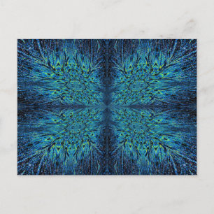 Blue Aura Butterfly Postcard