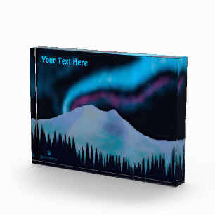 Blue Aurora Photo Block