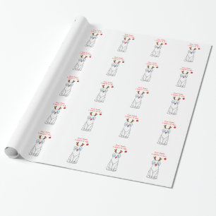 Blue Australian Shepherd Dear Santa.... Wrapping Paper