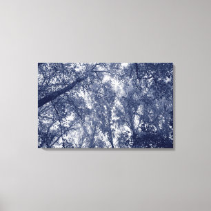 Blue Autumn Canvas Print