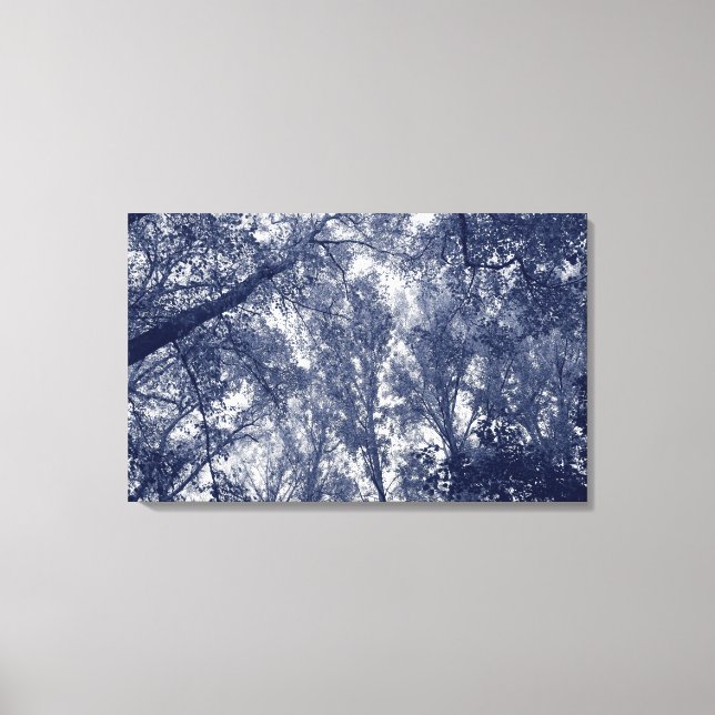 Blue Autumn Canvas Print (Front)