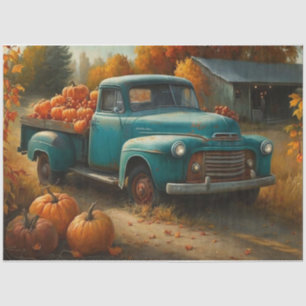 Blue Autumn  Tissue Paper