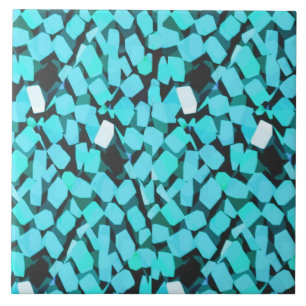 Blue Avalanche large tile