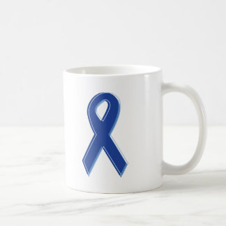 Blue Awareness Ribbon Coffee Mug