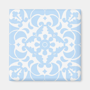  Blue Azulejos Portuguese Spanish Mediterranean Magnet