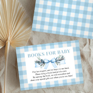 Blue Baby Boy Mallard Duck Books For Baby Enclosure Card