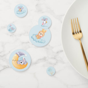 Blue Baby Boy Shower Confetti