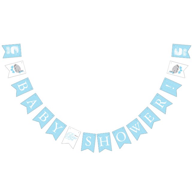 Blue 👶 Baby Boy Shower Party  Bunting (All)