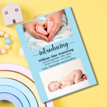 Blue Baby Boy Size and Weight Photo Birth