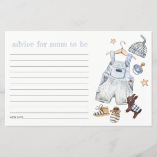 Blue Baby Clothes Advice For Mum To Be Baby Shower