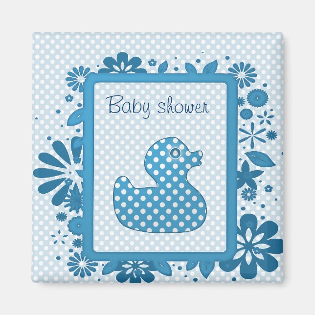 blue baby ducky magnet (Front)