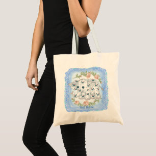 Blue Baby Elephant   tote bag