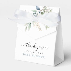 Blue Baby Feet Baby Shower Welcome Baby Boy Favour Box